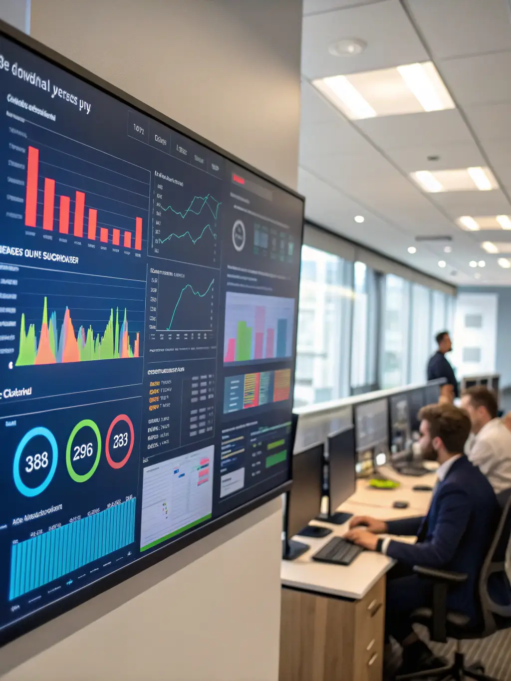 An image of a live traffic monitoring dashboard with real-time analytics, illustrating recovery live traffic services.